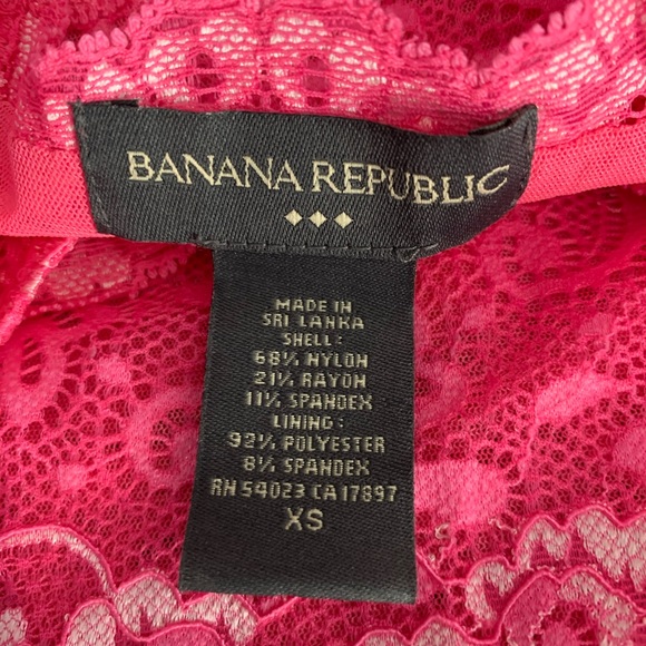 New Banana Republic Hot Pink Lace Princess Cami - Picture 4 of 4